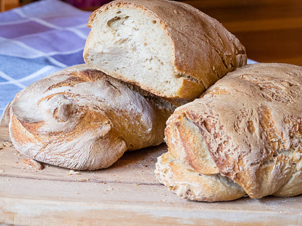 istock Homemade bread with sourdough 183171441
