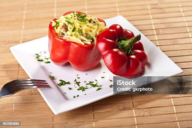 Stuffed Peppers Stock Photo - Download Image Now - Appetizer, Baked, Beef