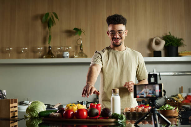 Food Blogger Making Video