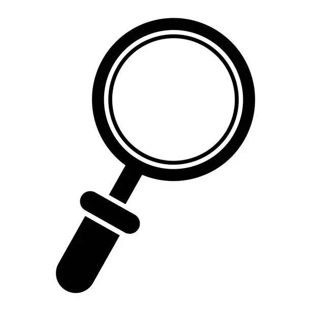 Vector illustration of Magnifying glass lup