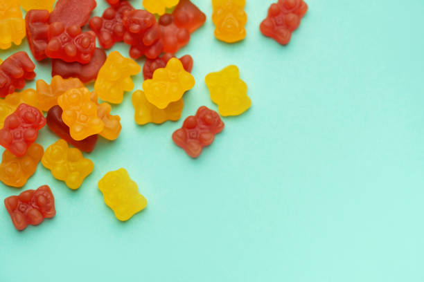 istock Vitamins for children,   jelly gummy bears candy 1831831122