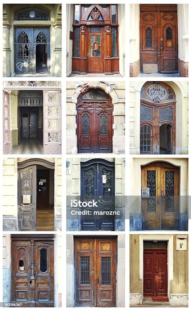 Portas de todo o mundo - Royalty-free Aberto Foto de stock