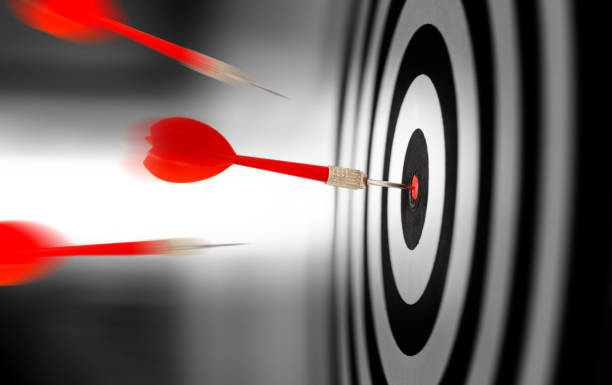 istock Darts flying to the dartboard 1831867558