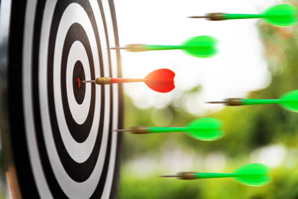 istock Darts flying to the dartboard 1831868664
