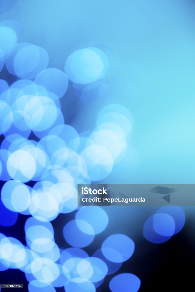 blue defocused fundo de luzes de Natal - Foto de stock de Abstrato royalty-free