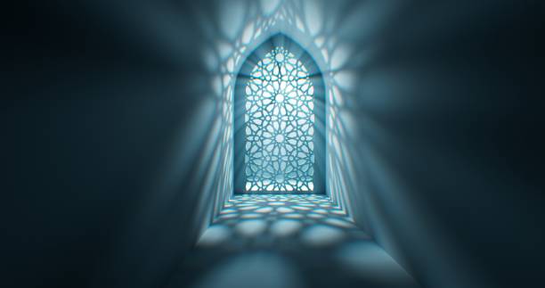 istock A balcony door featuring stained glass allows white light to shine through 1831908061