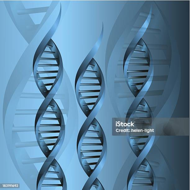 Молекула Днк Структура Фоне — стоковая векторная графика и другие изображения на тему Абстрактный - Абстрактный, Атом, Биология