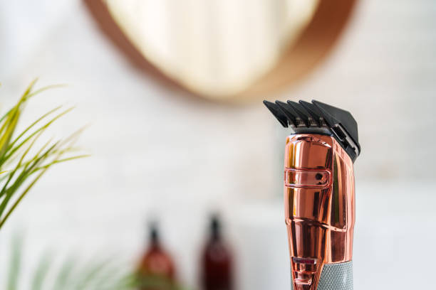 istock Electric shaver for men in a bathroom close up 1831928733