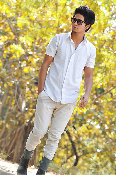 istock Casual young man in a public park 183194477
