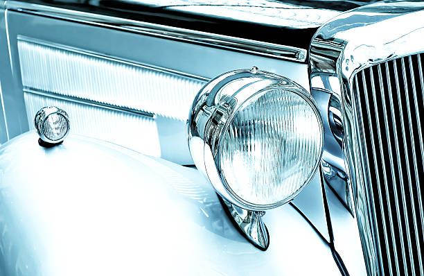 istock close up of a classic vintage car 183195447