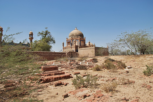 The Abbasi Royal Graveyard close Derewar fort in Punjab province, Pakistan