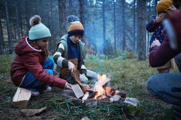 istock Memorable moments near campfire 1832052324