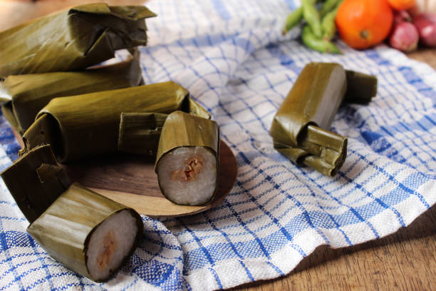 istock rice cake wrapped leaves food traditional plate 1832054396