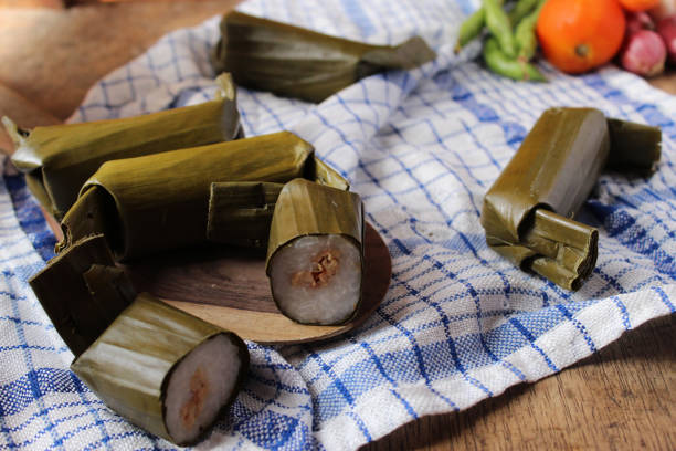 istock rice cake wrapped leaves food traditional plate 1832054914