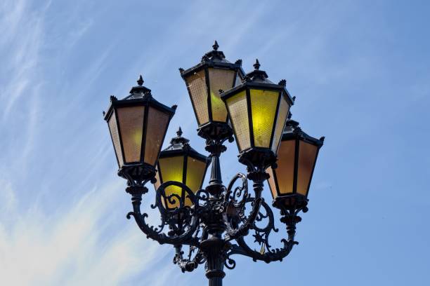 istock lamp on the street and background is the sky 1832057496