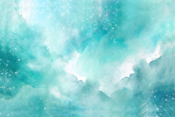 istock Watercolor in blue and white tones background 1832079517