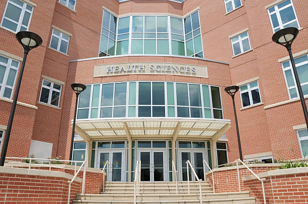 istock Modern health sciences building 183212798