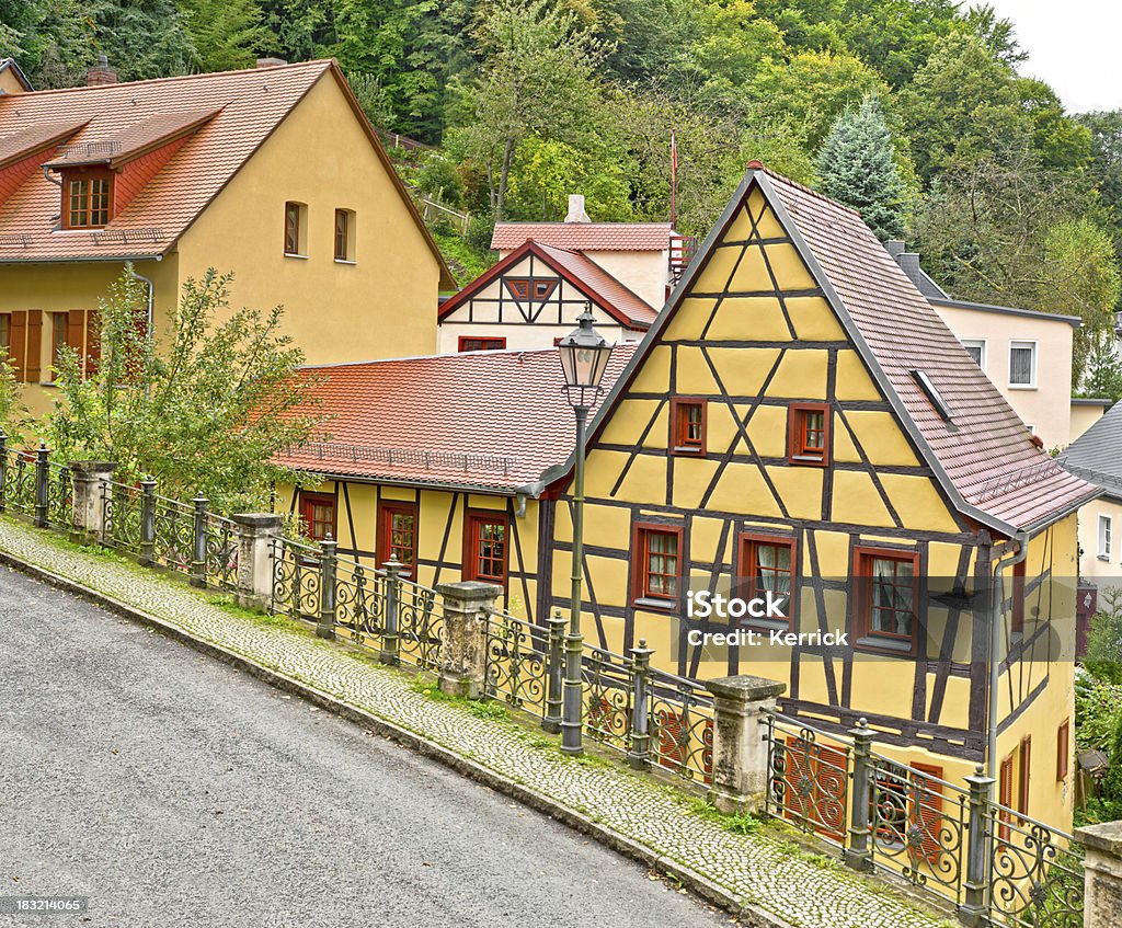 Die meisten crooked house in Gera, Thüringen Deutschland - Lizenzfrei Bauwerk Stock-Foto