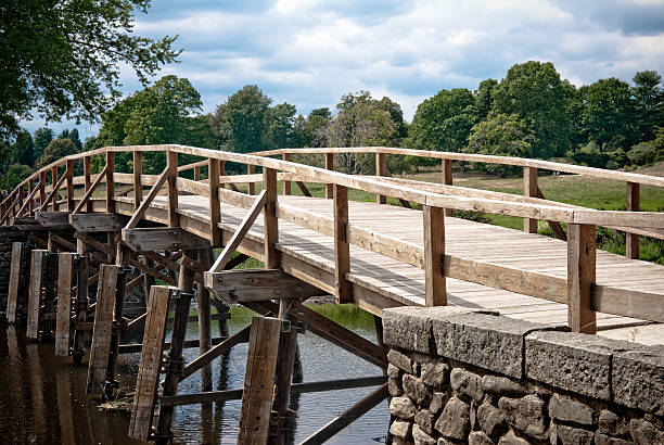 istock Old North Bridge in Concord, Massachusetts 183214214