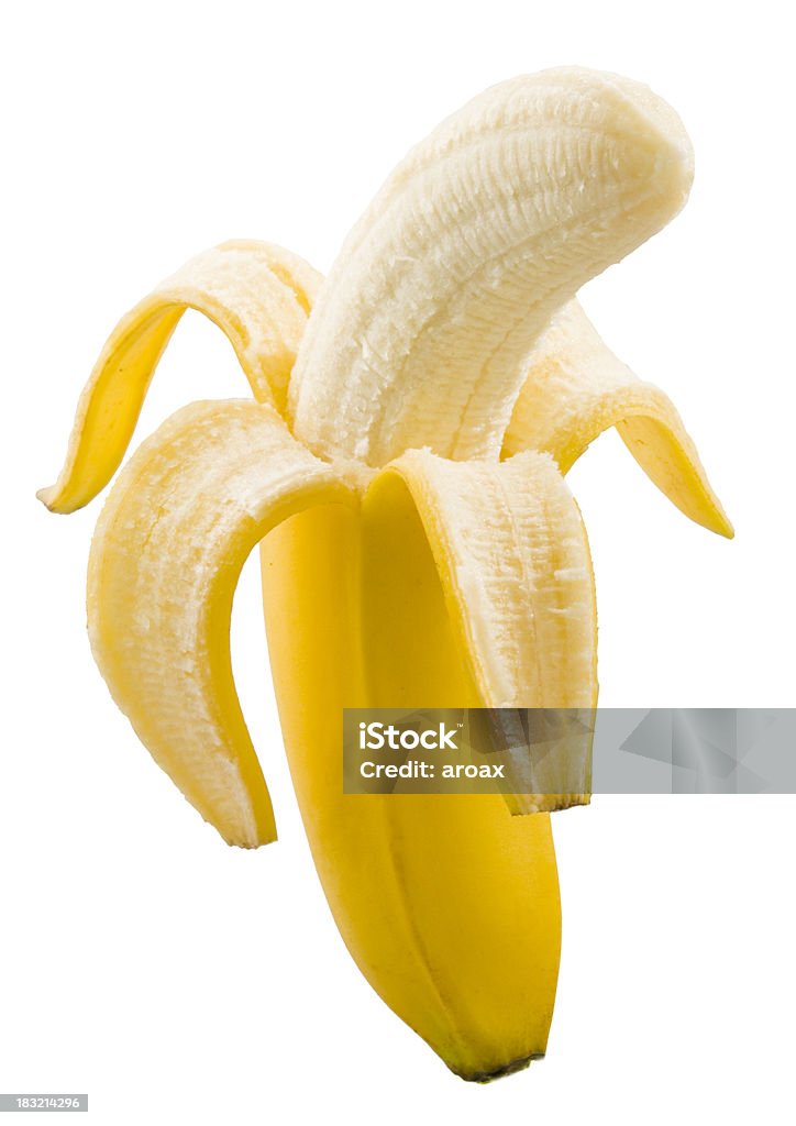Curva de Banana - Foto de stock de Plátano - Fruta tropical libre de derechos