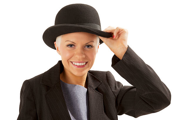 istock Girl in a Bowler Hat 183214302
