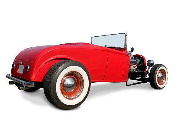 istock Red Ford Hot Rod Roadster 183214428