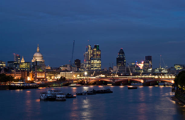 istock London, night time Thames panorama 183215142