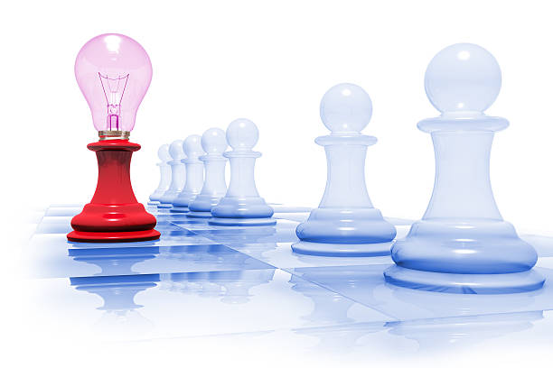 especial - chess pink strategy glass imagens e fotografias de stock