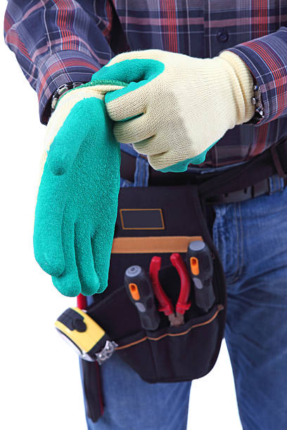 строительный рабочий - preparation tool belt business businessman стоковые фото и изображения