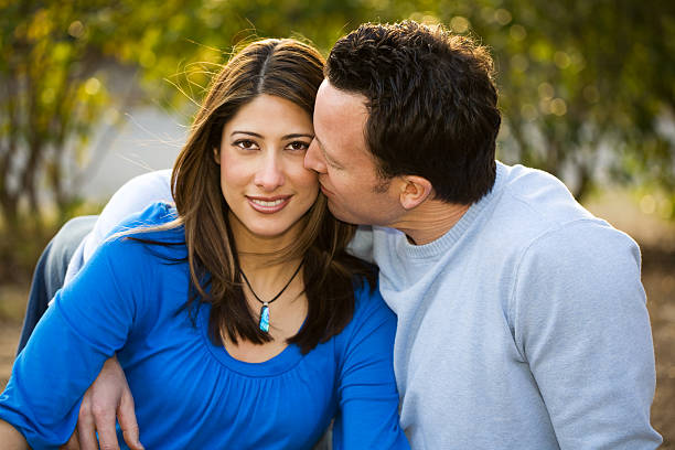 loving couple stock photo