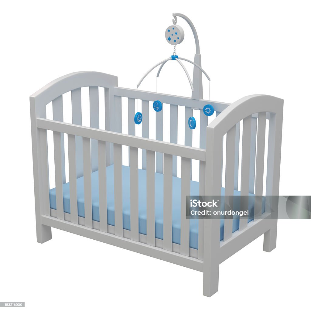 Baby Crib "Baby CribSimilar Images of baby, room, crib, nursery, toy, child:" Hanging Mobile Stock Photo