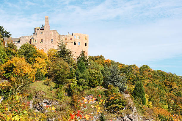 istock Old Castle Ruin on rocky Hill 183216103