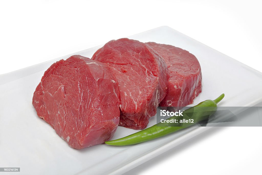 Filete Mignon bruto - Royalty-free Bife Foto de stock