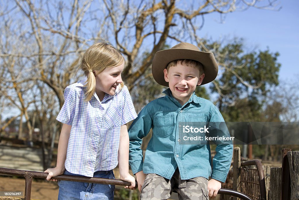 Paese i bambini - Foto stock royalty-free di Agricoltore