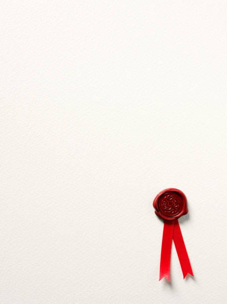 istock Seal of Approval on Textured Paper 183217138