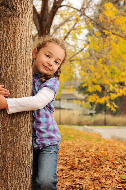 istock Young girl, fall season, loving nature 183217713