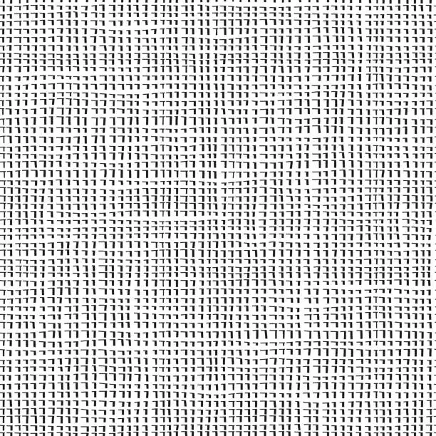 Vector illustration of Dashed line abstract seamless monochrome texture