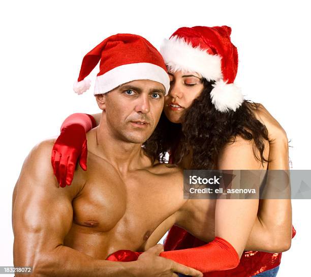 Sexy Weihnachten Stockfoto und mehr Bilder von Bauchmuskeln - Bauchmuskeln, Brustbereich, Bühnenkostüm