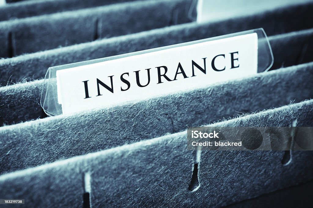 Close-up of insurance file Close-up of insurance file.Similar images - Insurance Stock Photo