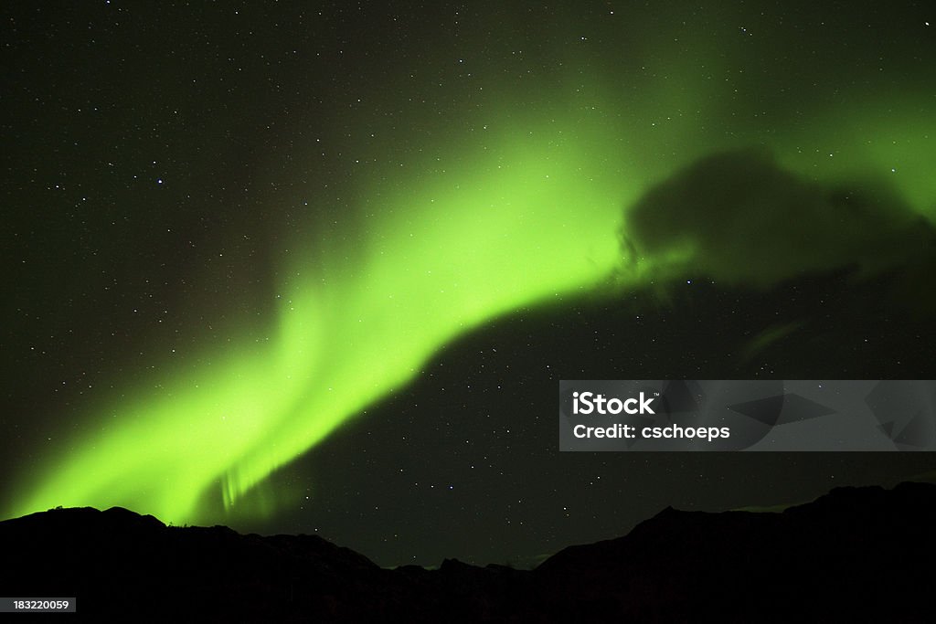 Polar luzes III - Royalty-free Aurora Boreal Foto de stock