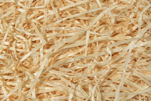 istock Wooden sawdust shavings background 1832236008