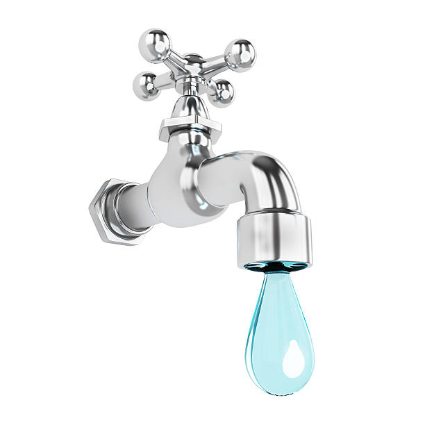 istock A metallic tap dripping a large drop of water 183224203