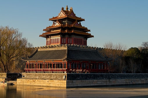 Panoramic view of Xiaolangdi Dam in Henan