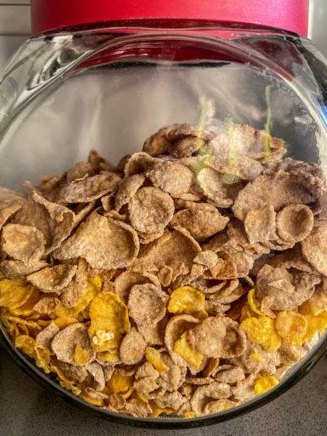 istock Variety of cornflakes in jar 1832282948
