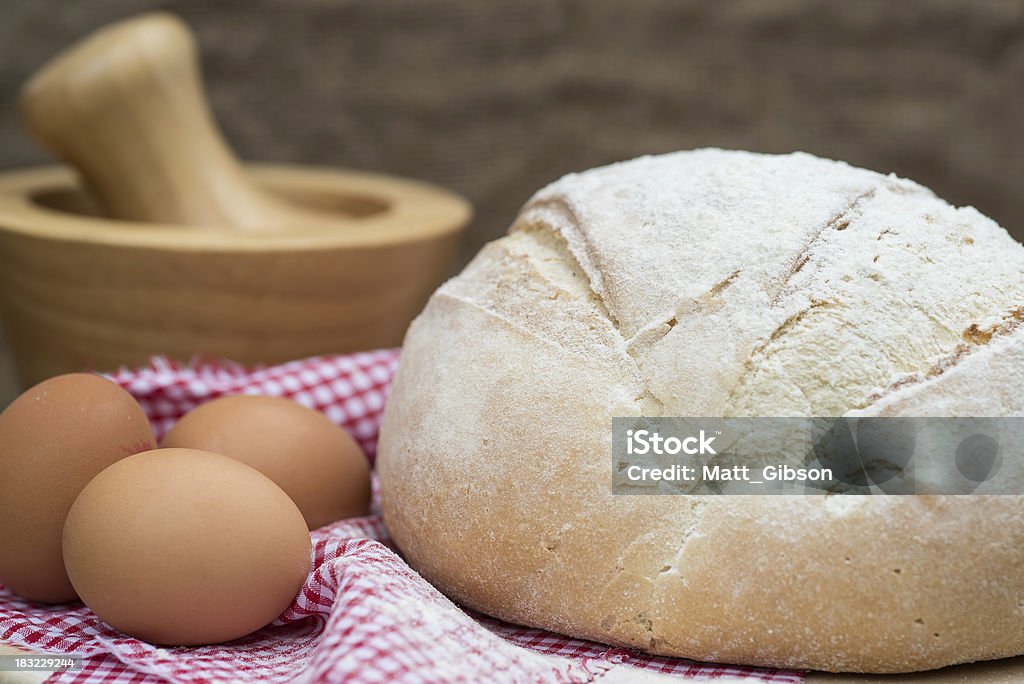 Appena sfornato francese dolore de campagne Pane in cassetta - Foto stock royalty-free di Ambientazione