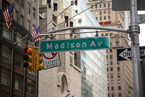 Manhattan: Madison Avenue stock photo