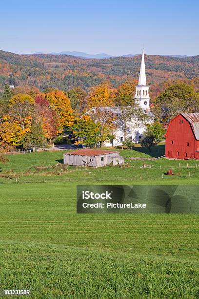 Rural Northern Vermont Autumn Stock Photo - Download Image Now - Agriculture, Autumn, Barn