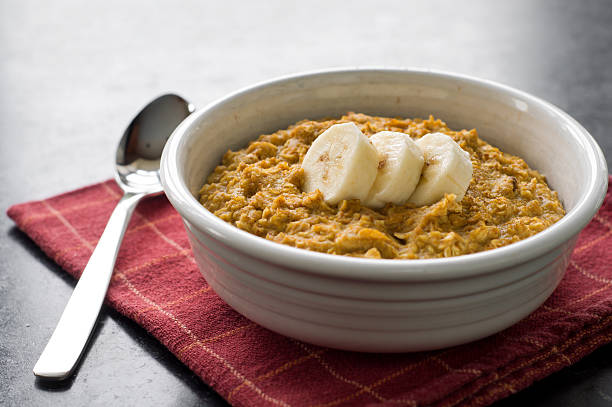 Pumpkin-Banana Oatmeal