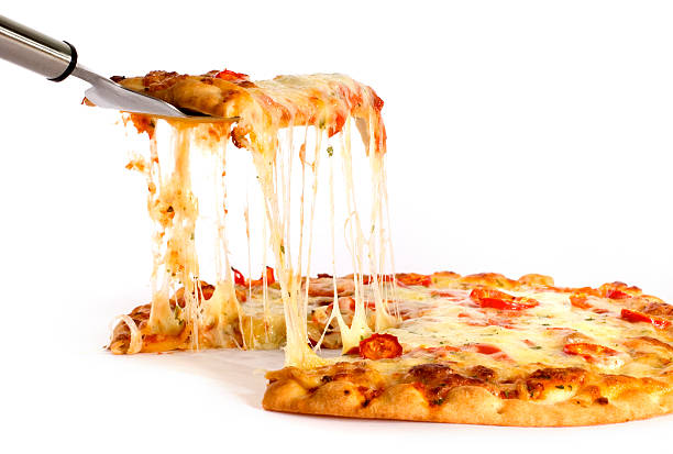 Sorriso pizza - foto stock