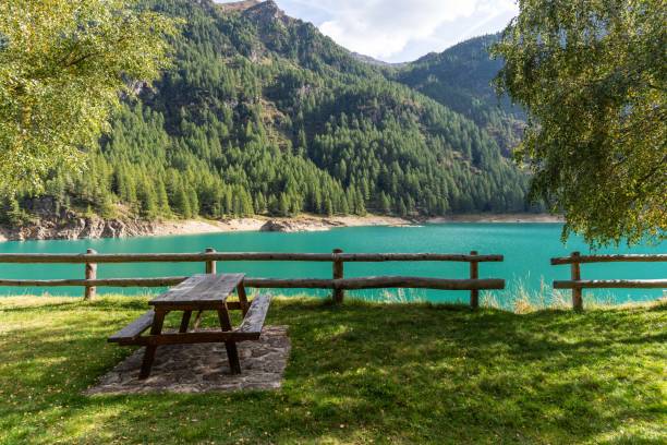 istock lake in Trentino , Italy. 1832325049